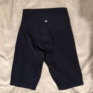 lululemon athletica Women's Black Bike align Shorts